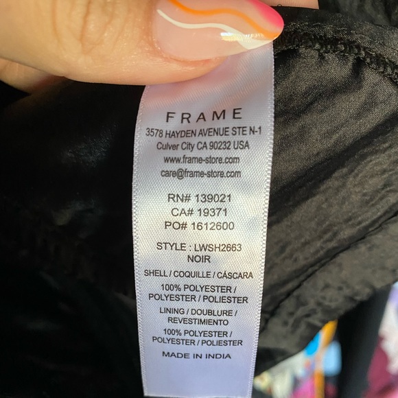 FRAME | Black Beaded Corset Top / Like New - Picture 5 of 6